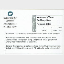 Youssou N'Dour - So Many Men (2002) (Promo)