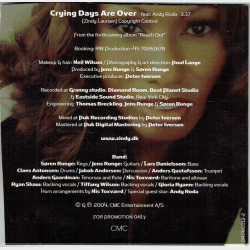 Zindy ft. Andy Roda - Crying Days Are Over (2004) (Promo)