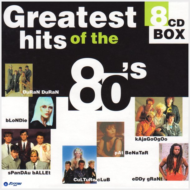 Greatest hits of the 80's (1998) 8xCD Boks